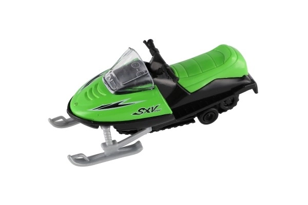 Snowmobile Toy with Pull-Back Action