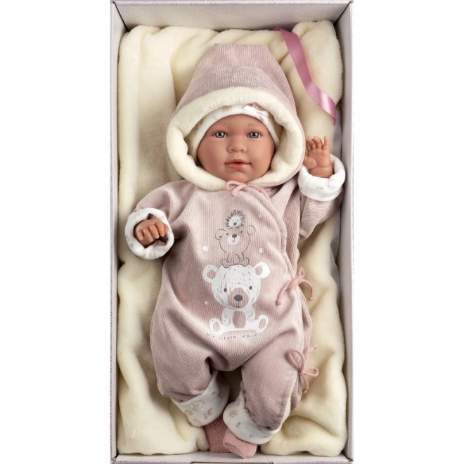 Llorens Realistic Newborn Baby Doll with Sounds