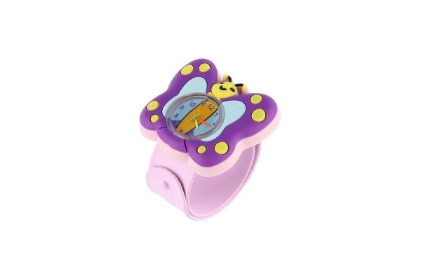 Children's Auto-Winding Butterfly Silicone Watch