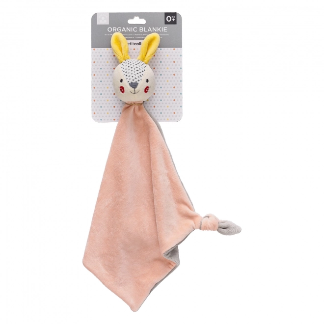 Petit Collage Plush Bunny Comforter Pink