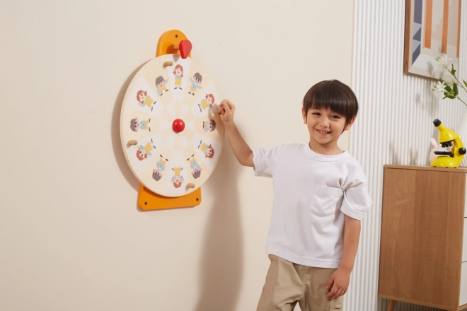 Wooden Wall Game Facial Expressions