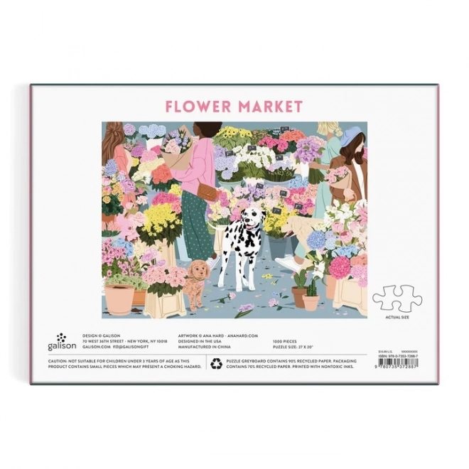 Flower Market Puzzle 1000 Pieces