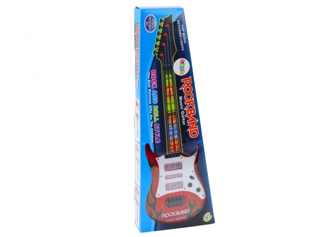 Electric Guitar with Lights and Melodies for Kids Red