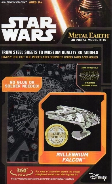 Metal Earth 3D Puzzle Star Wars Millennium Falcon