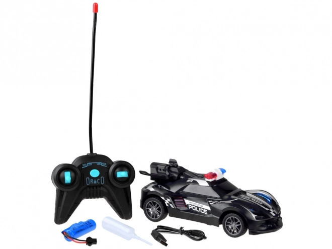Remote Control Police Car with Smoke and Light Effects