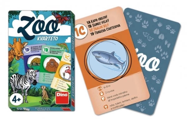 Zoo Animal Quartet Card Game