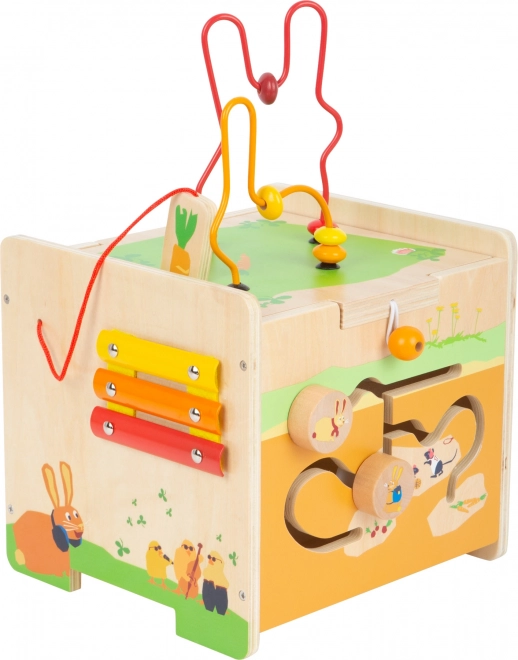 Smart design: easy storage and a little stool