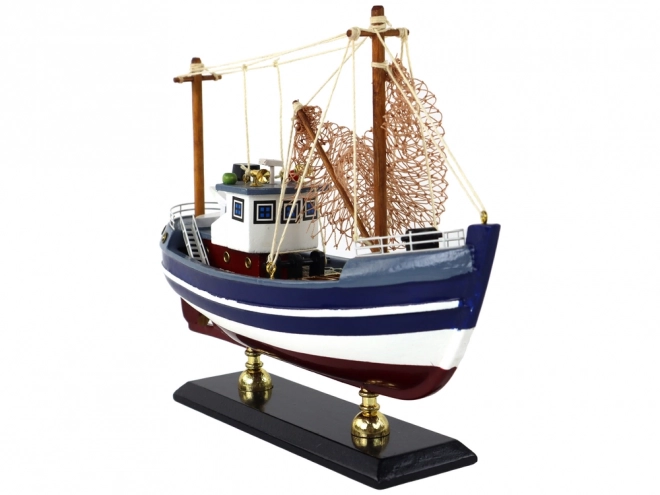 Wooden Collectible Fishing Boat