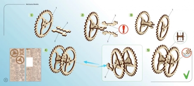 Ugears 3D Puzzle Tractor 97 Pieces