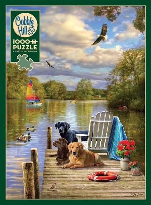 Cobble Hill Puzzle Afternoon with Dogs 1000 Pieces