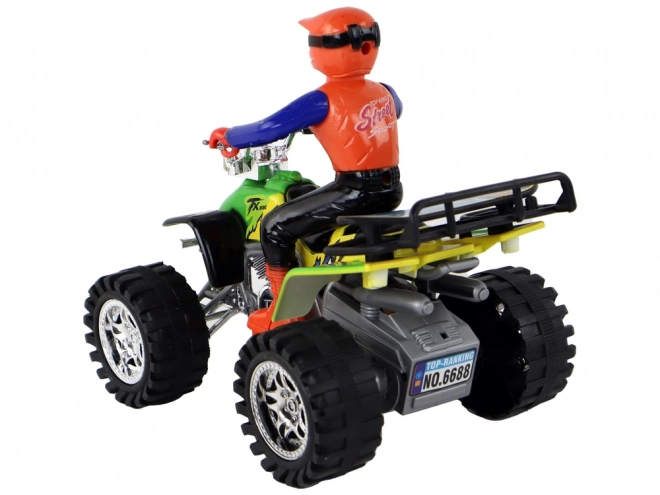 Friction Powered Push Quad Bike