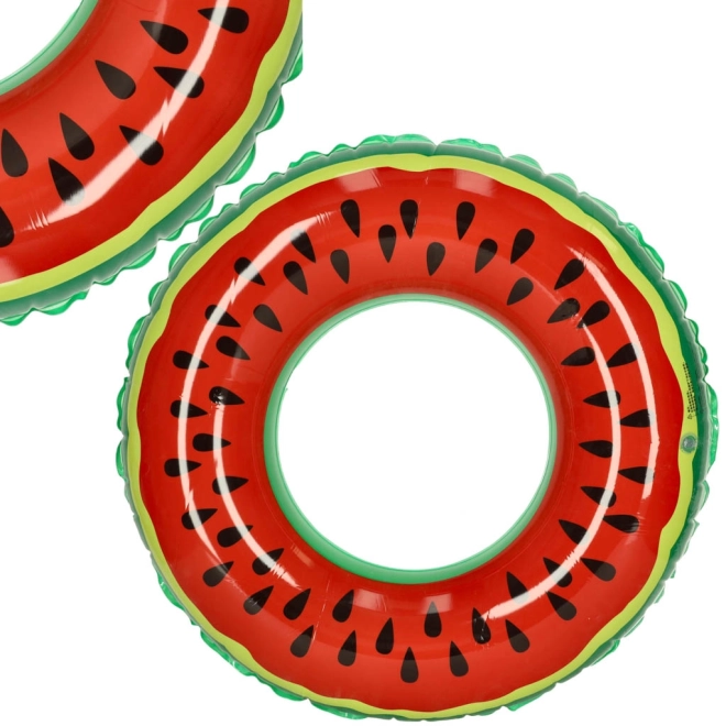 Large Inflatable Watermelon Swimming Ring – 90 cm