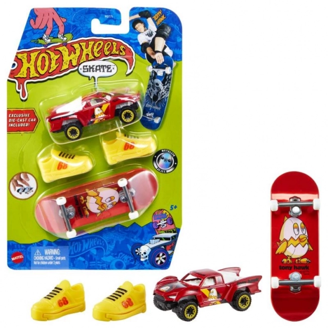 Hot Wheels Skate Collectible Set with Fingerboard and Shoes