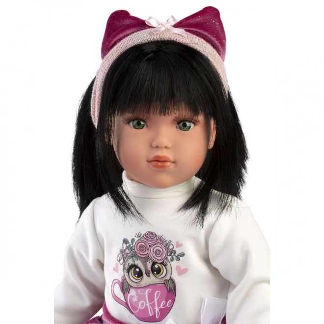 Realistic Doll Greta with Soft Cloth Body