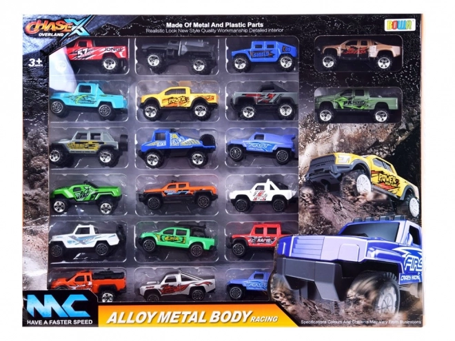 Large Set of Off-Road Die-Cast Cars