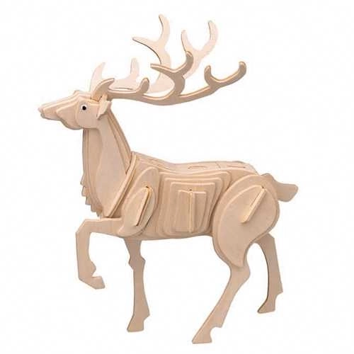 Woodcraft Wooden 3D Puzzle Deer