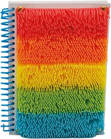 Senzorický zápisník multicolor s třásněmi A5, 80 listů