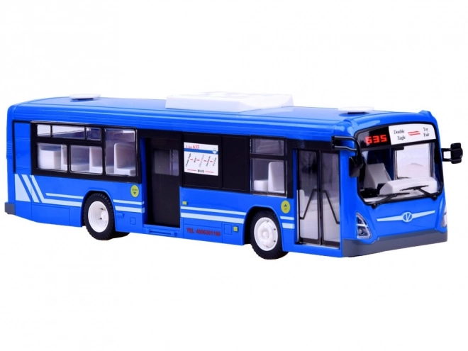 Remote Control Bus with Automatic Doors – red