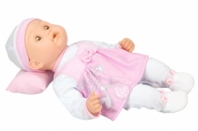 Interactive baby doll with accessories