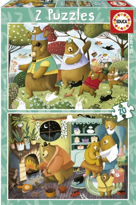 Forest Stories Puzzle Set