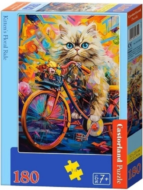 Cat on a Bicycle Puzzle 180 Pieces