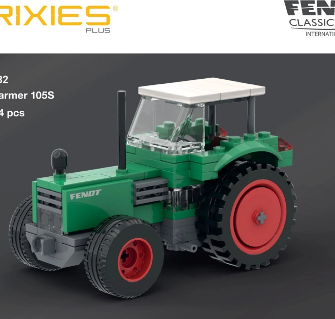BRIXIES Plus Construction Set Historical Tractor Fendt Farmer 105S