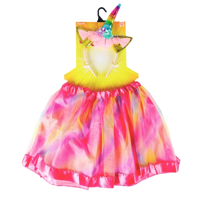 Unicorn Tutu Skirt and Headband Set for Girls