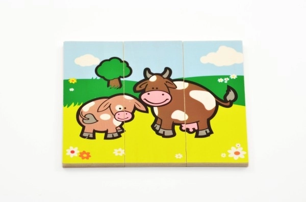 My First Animal Wooden Puzzle for Toddlers