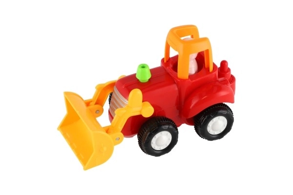 Plastic Construction Vehicle with Friction Motor - Assorted Styles, Box of 12