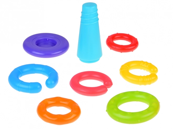 Sensory Rainbow Stacking Discs for Children