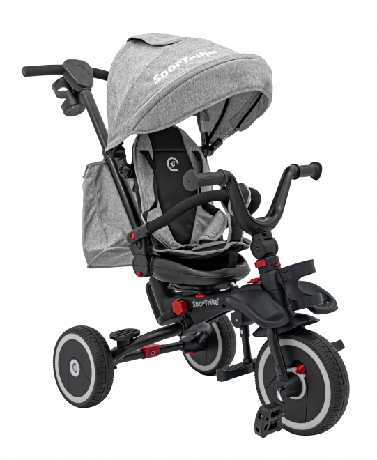 Szürke háromkerekű bicikli Sportrike