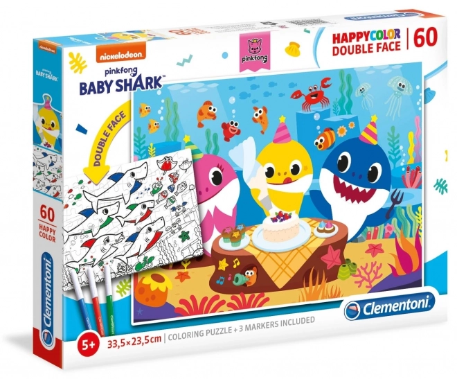 Clementoni Double-sided Puzzle Baby Shark Celebration