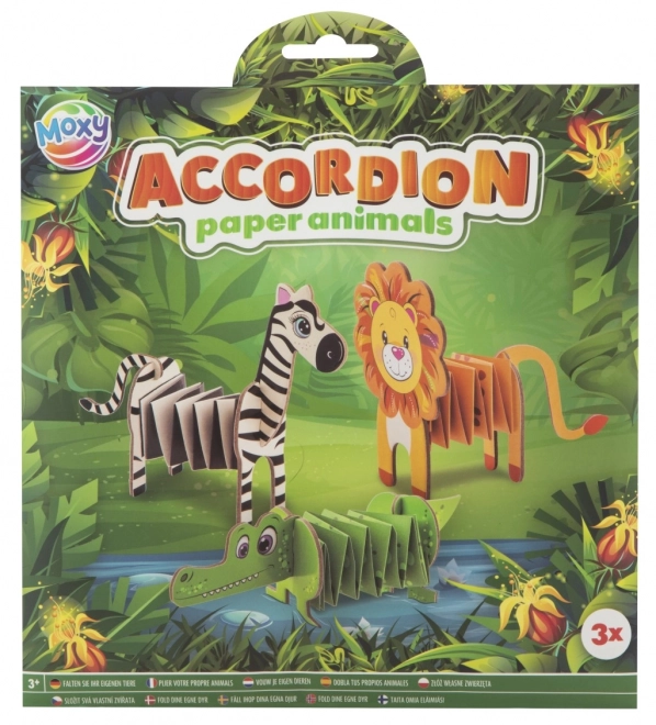 Folding Accordion Paper Animals Home/Jungle
