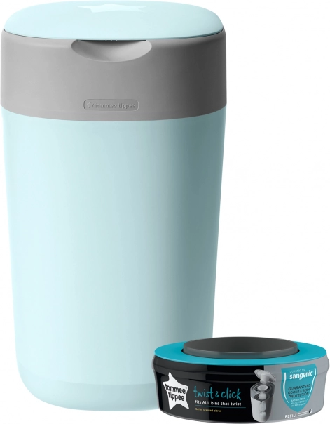 Sangenic Twist & Click Diaper Bin, Blue