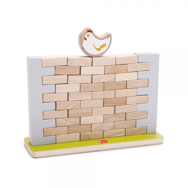 Wooden Brick Wall Game