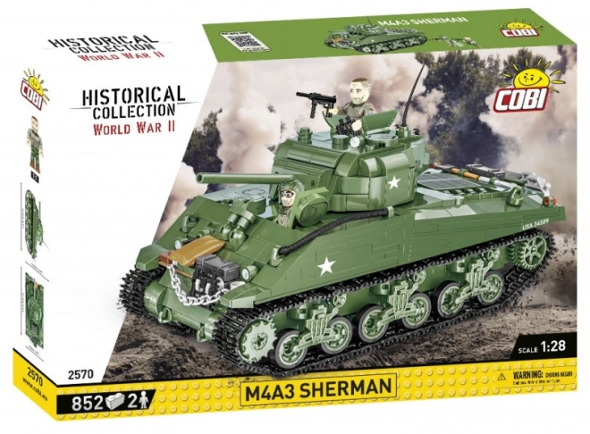 Cobi M4A3 Sherman WWII Model Tank