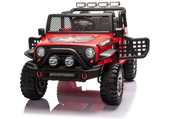 Red Battery-Powered Ride-On Vehicle