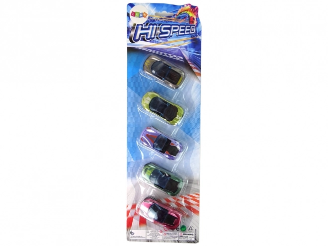 Colorful Toy Car Set 5 Pieces