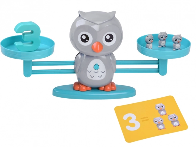 Educational Game Owl Balance Scale