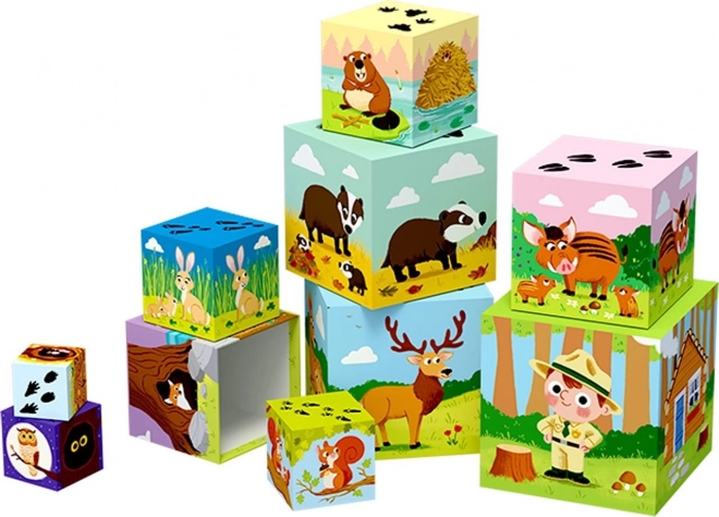 Trefl Educational Stacking Blocks Forest