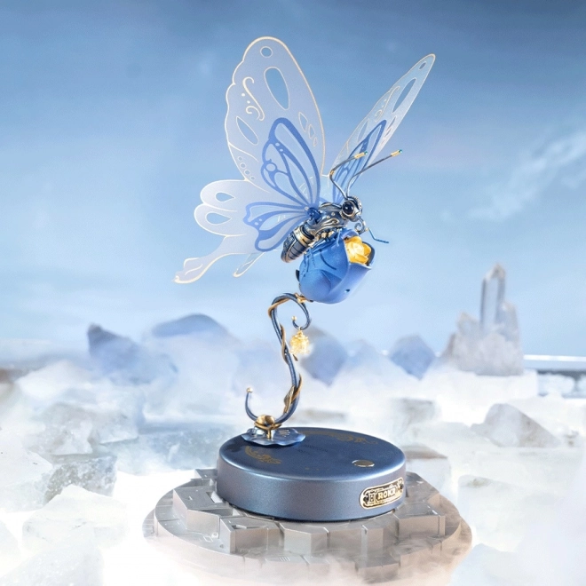 3D Mechanical Blue Butterfly Model Kit