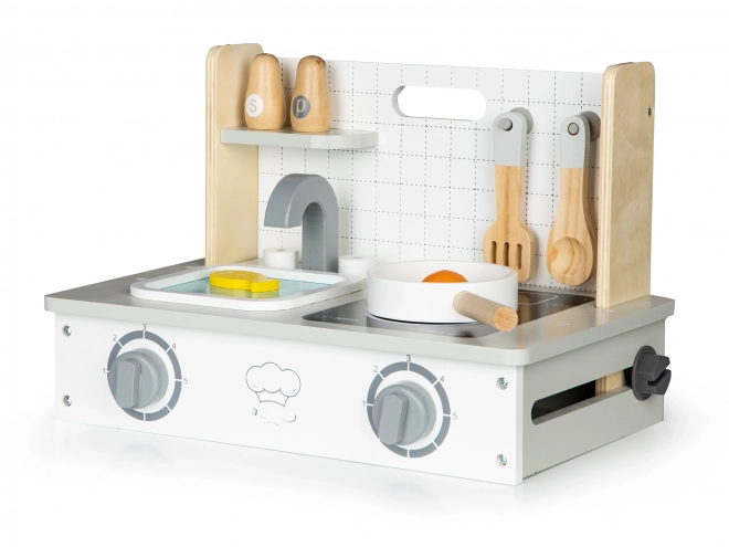 Wooden Mini Kitchen with Accessories