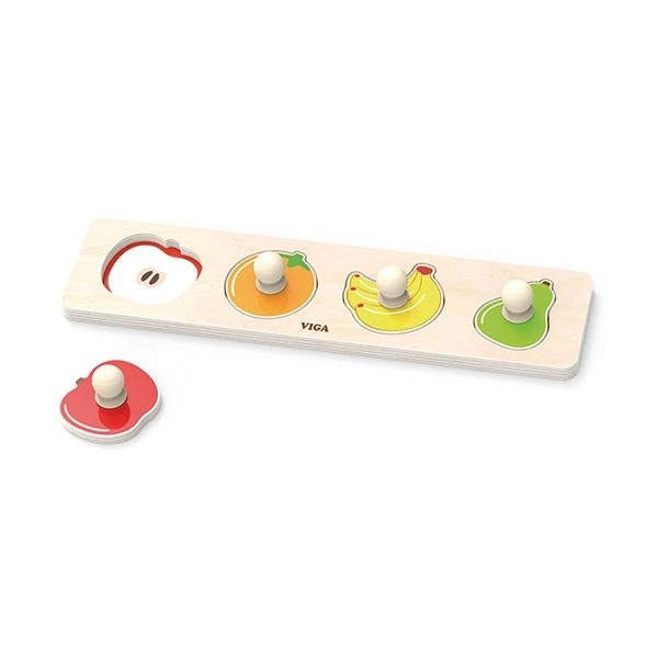 Wooden Fruit Puzzle for Toddlers