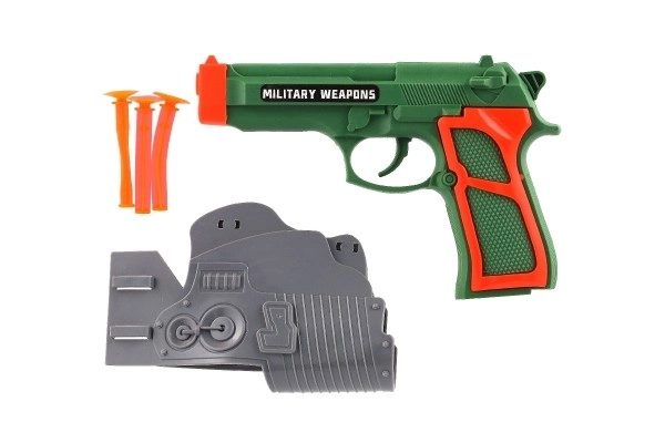 Toy Pistol with 3 Suction Cup Darts and Holster