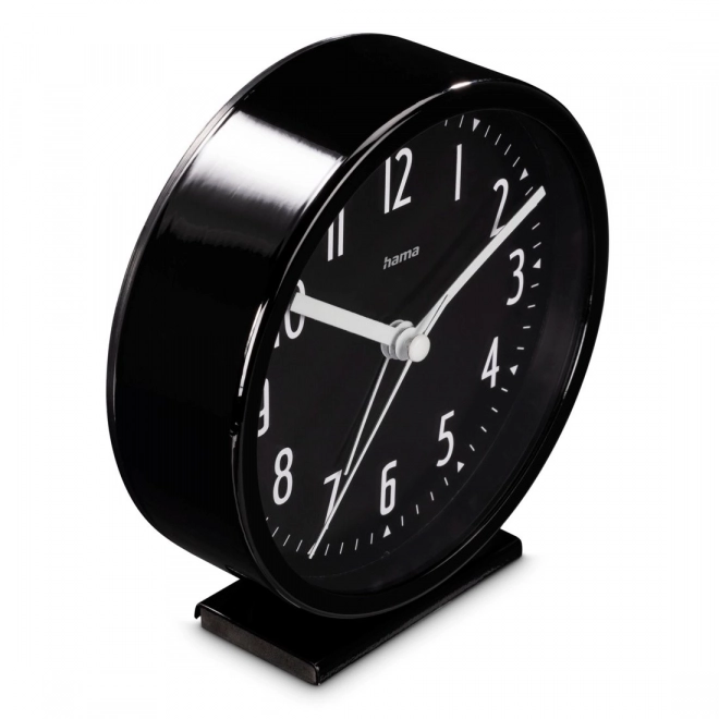 Sveglia analogica Skye nera 11,3 cm