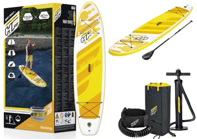 Yellow Hydro-Force Paddle Board