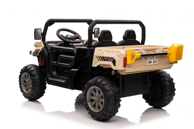 Battery Powered 4x4 Ride-On Car Gold