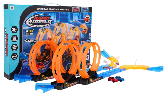 Burning Loop Racing Track with Cars Set 38 Pieces