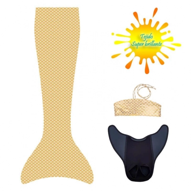 Mermaid Tail Monofin Sunny Set