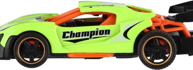 Raceautootje metaal/kunststof 14 cm met terugtrekfunctie